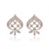 Beautifully Crafted Diamond Pendant Set with Matching Earrings in 18k gold with Certified Diamonds - PD1378P